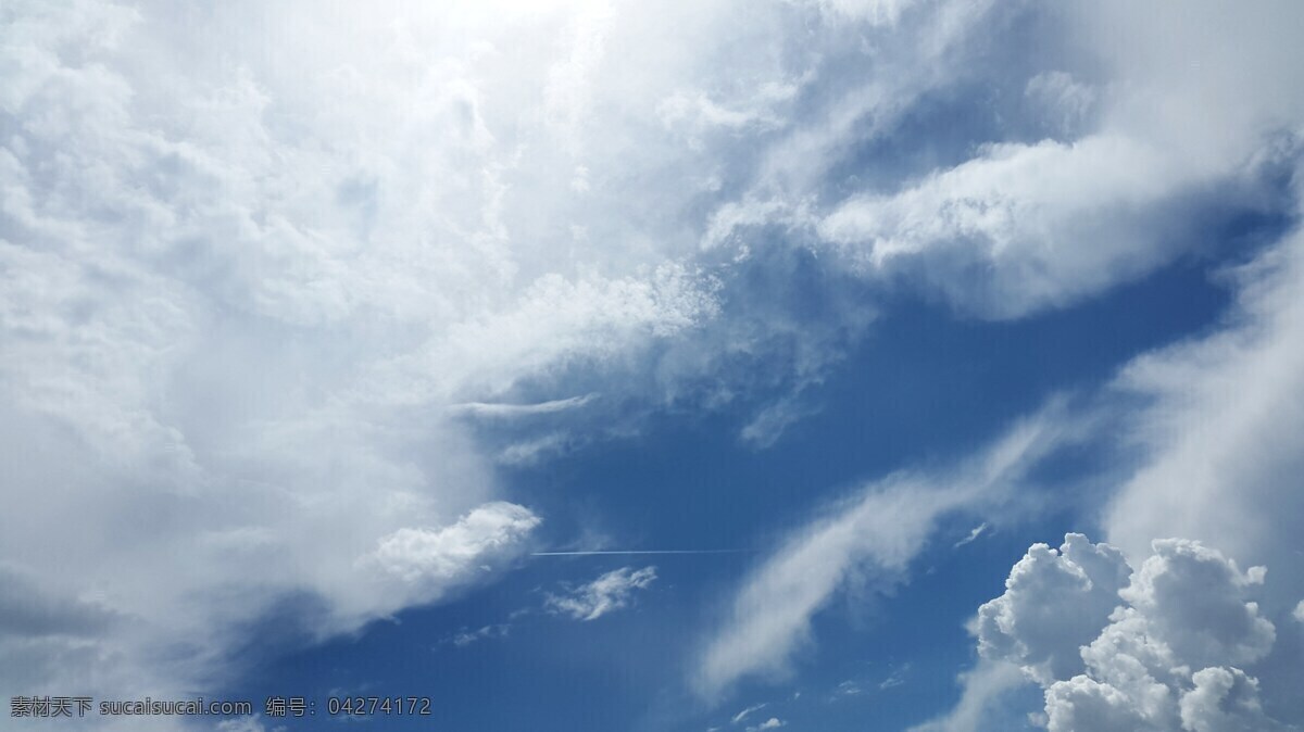 高清 蓝天 白云 背景图片 天空 云朵 云层