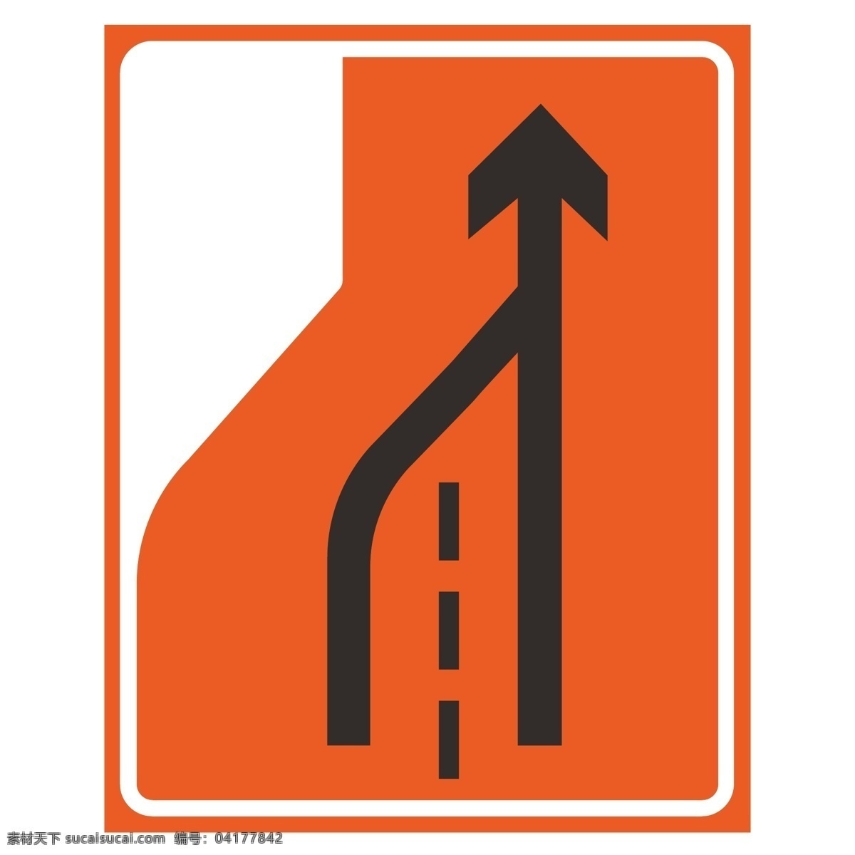 车道 左右 减少 左右导向 车道向右减少 车道向左减少 左导向 右导向 公路牌 室外广告设计