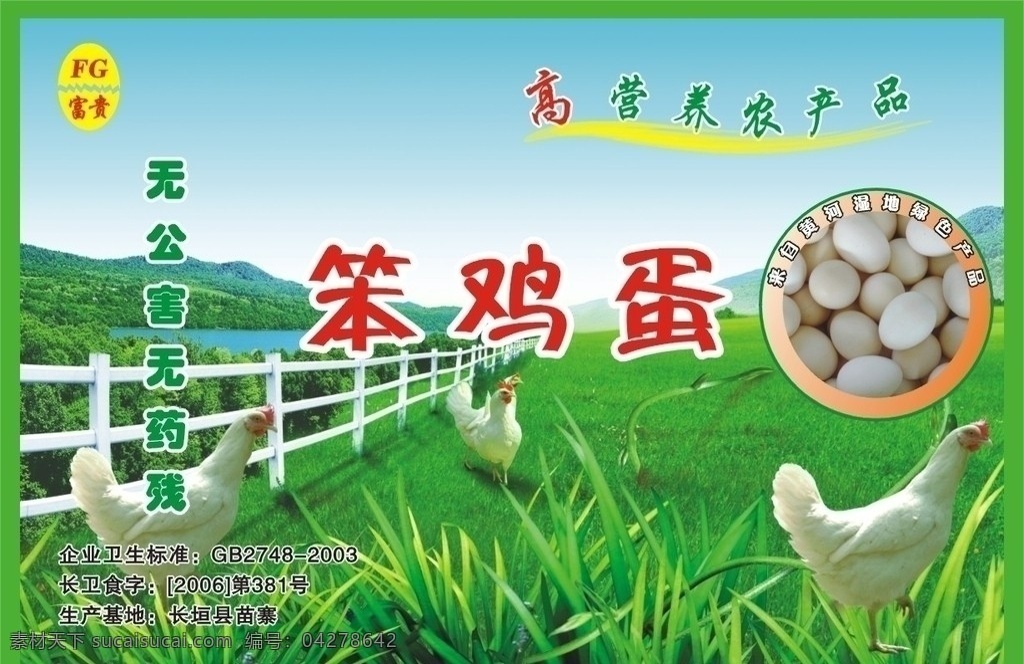 笨鸡蛋 无公害药残 高营养农产品 来自 黄河 显 绿色产品 家禽家畜 生物世界 矢量