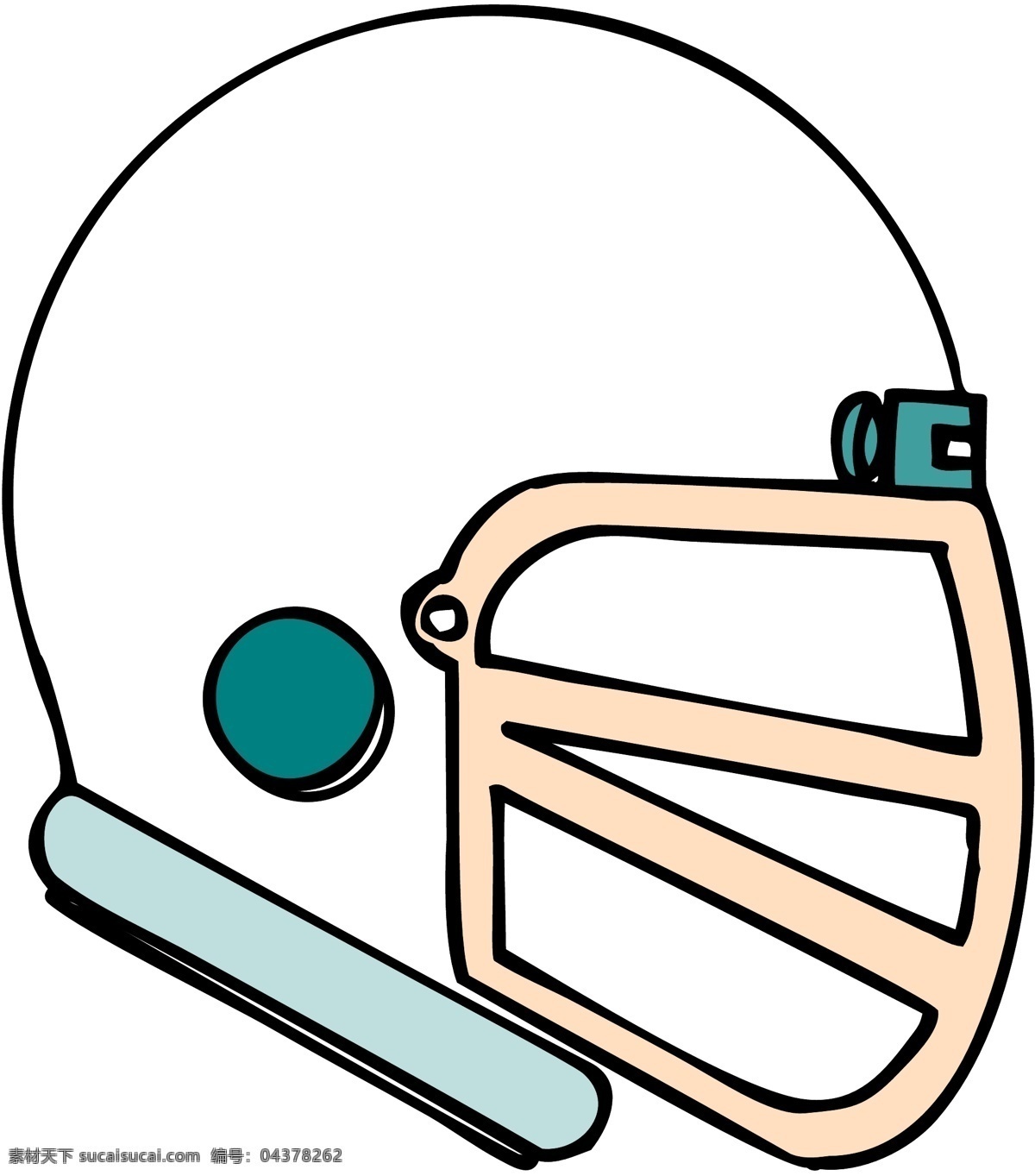 橄榄球帽 体育用品 矢量素材 格式 eps格式 设计素材 体育世界 矢量图库 白色