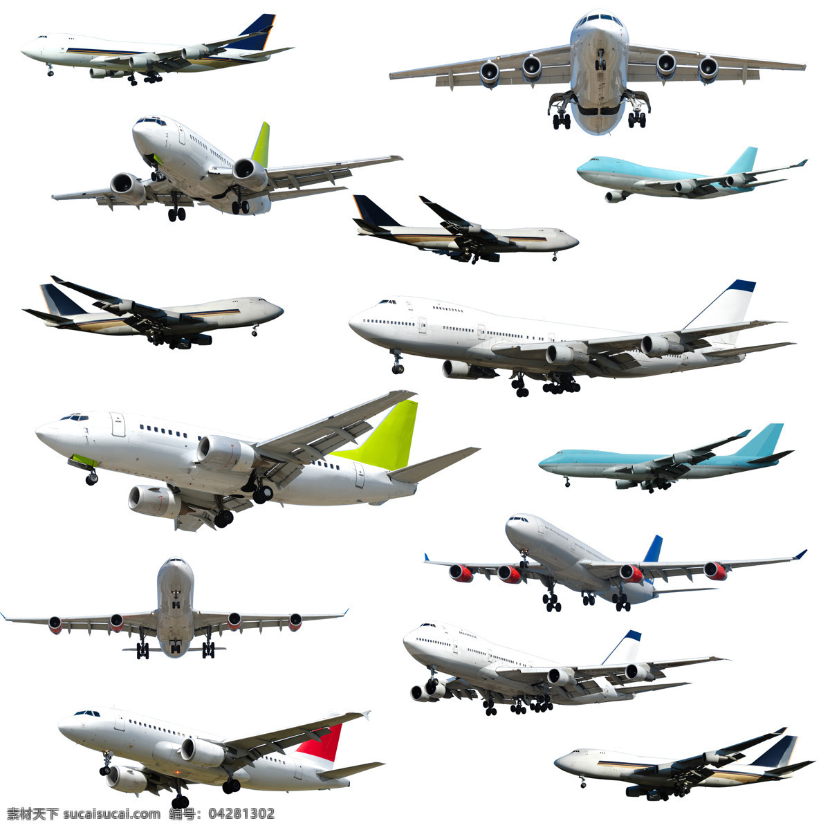 许多 飞机 蓝天白云 客机 直升机 直升飞机 航空飞机 交通工具 飞机图片 现代科技
