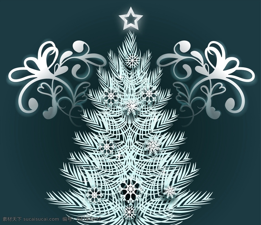 白色 圣诞树 装饰品 圣诞 饰品 装饰 树木