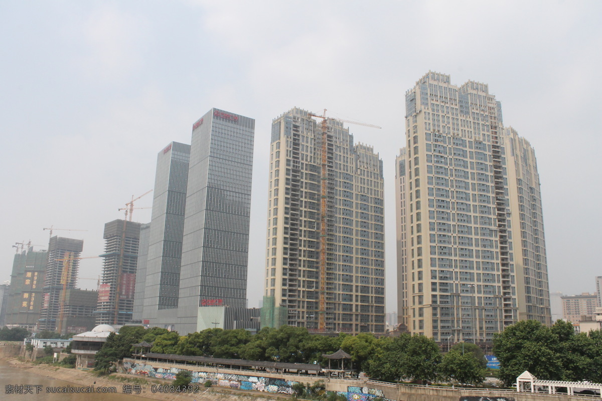 高楼大厦 长沙 城市 建筑摄影 建筑园林 楼盘 现代化 繁荣 矢量图 建筑家居