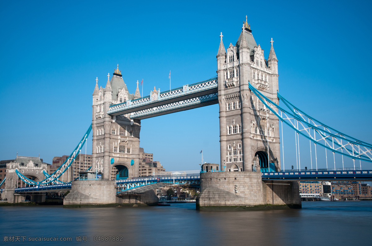 伦敦 塔桥 风景摄影 伦敦塔桥 桥梁风景 美丽景色 美丽风景 美景 伦敦夜景 建筑设计 环境家居 蓝色