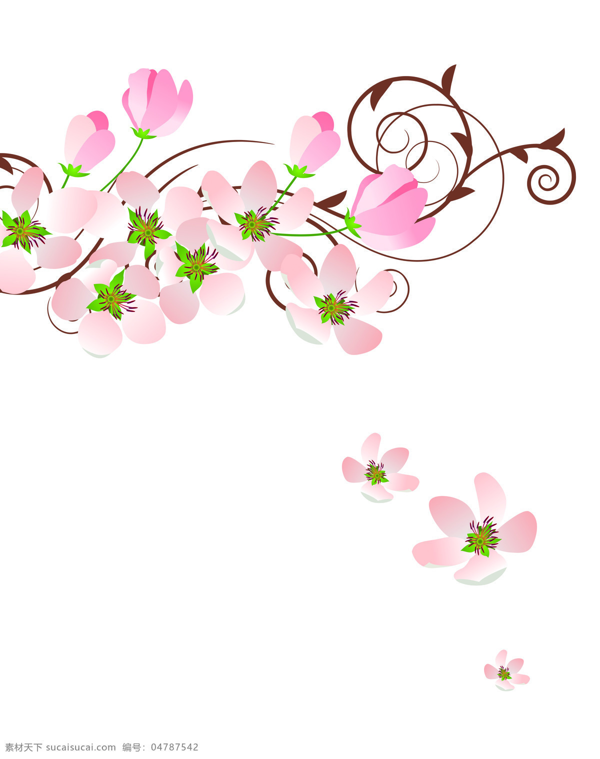 粉色 桃花 室内 移门 创意 画 移门画 花朵 效果图