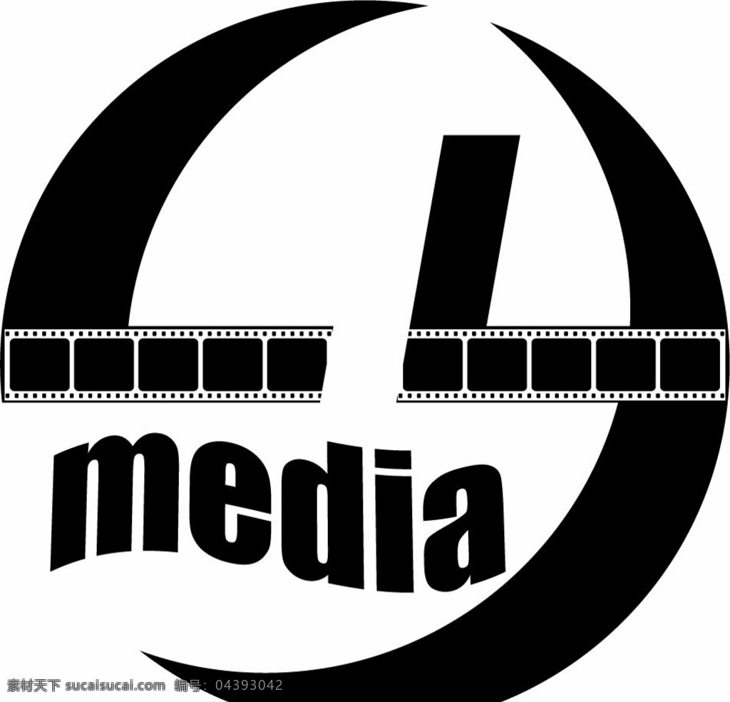 ly media 传媒 logo 影视 胶片 标志图标 企业 标志