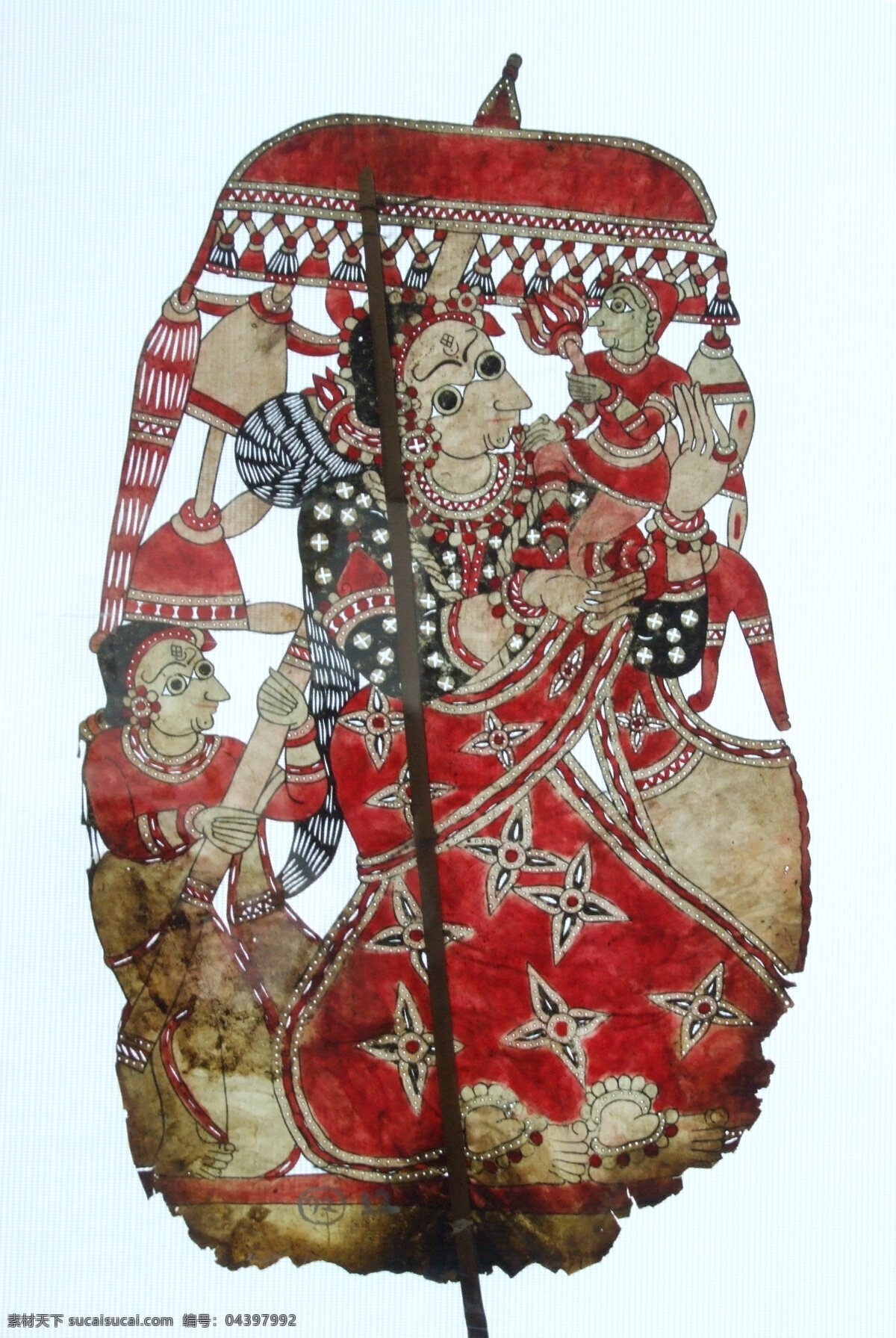 皮影 美女 印度风 传统文化 文化艺术
