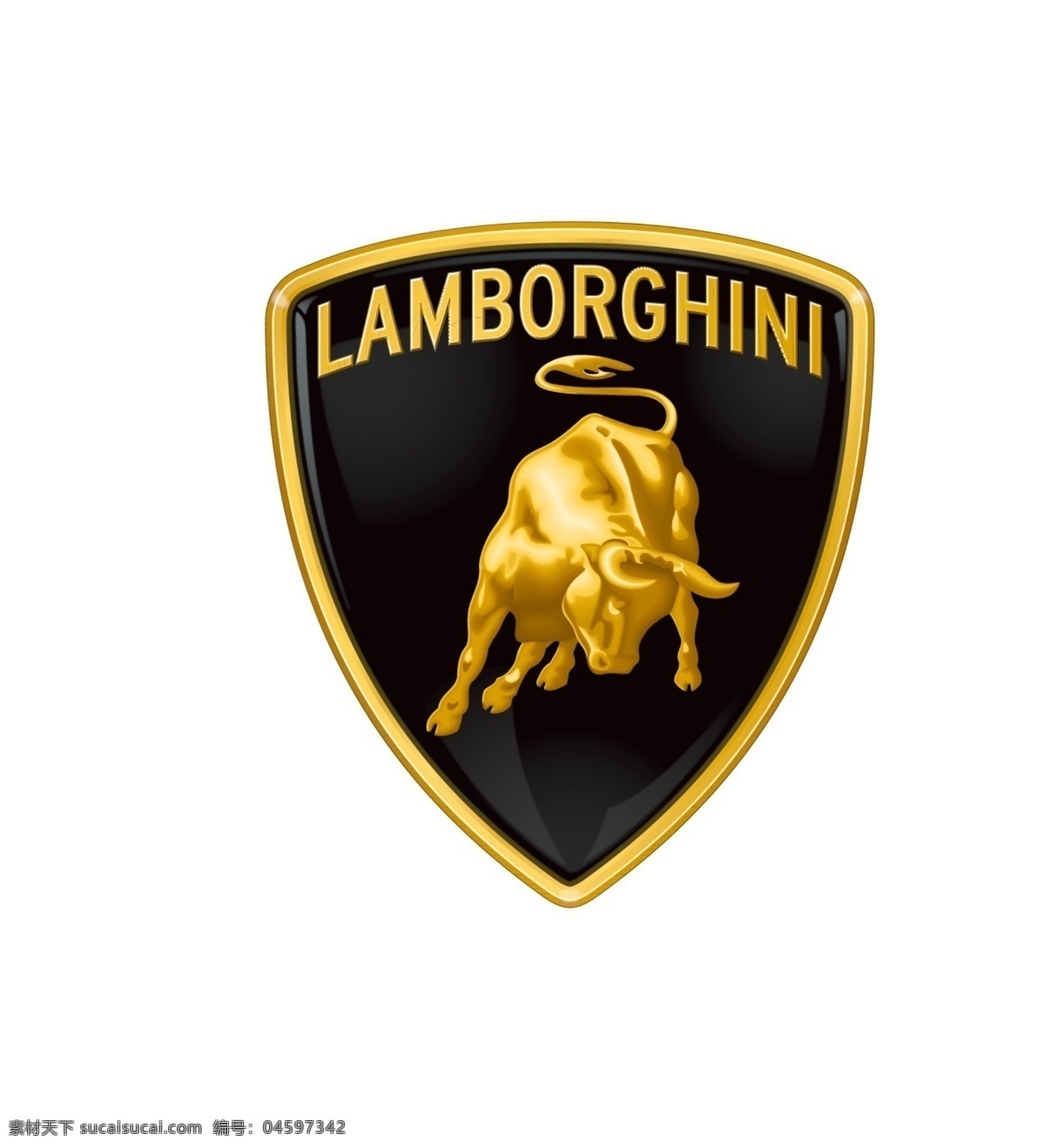 兰博基尼 logo 标志 高清 分层 标志图标 企业