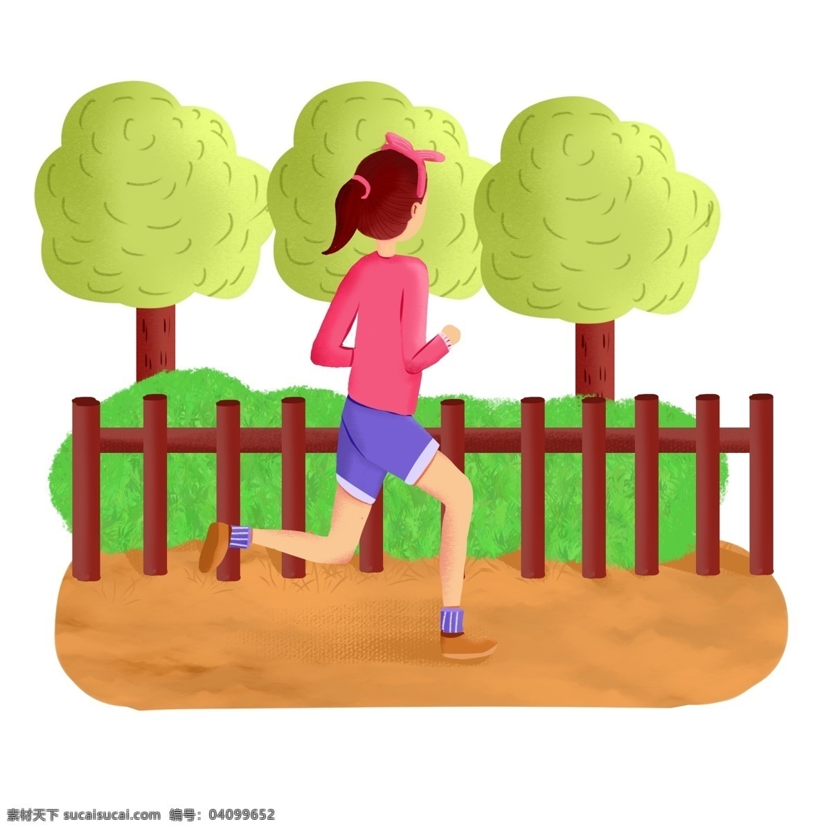 手绘 风 简约 卡通 可爱 运动 跑步 人物 手绘人物 运动人物 女孩 跑步人物 人 奔跑女孩