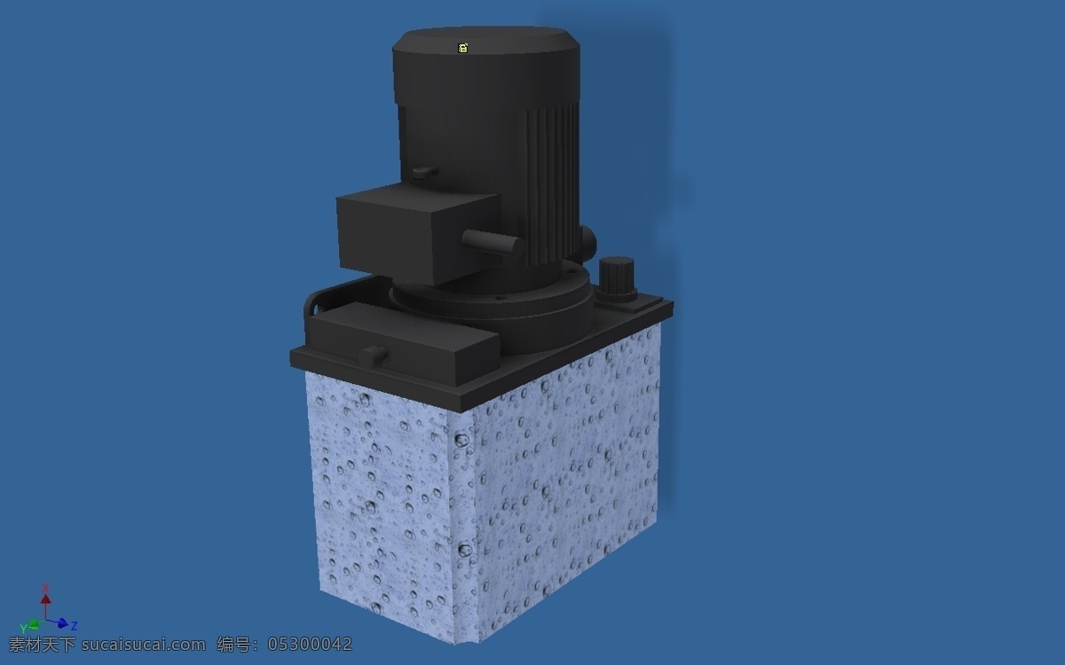 站 ice 润滑剂 机械设计 3d模型素材 电器模型