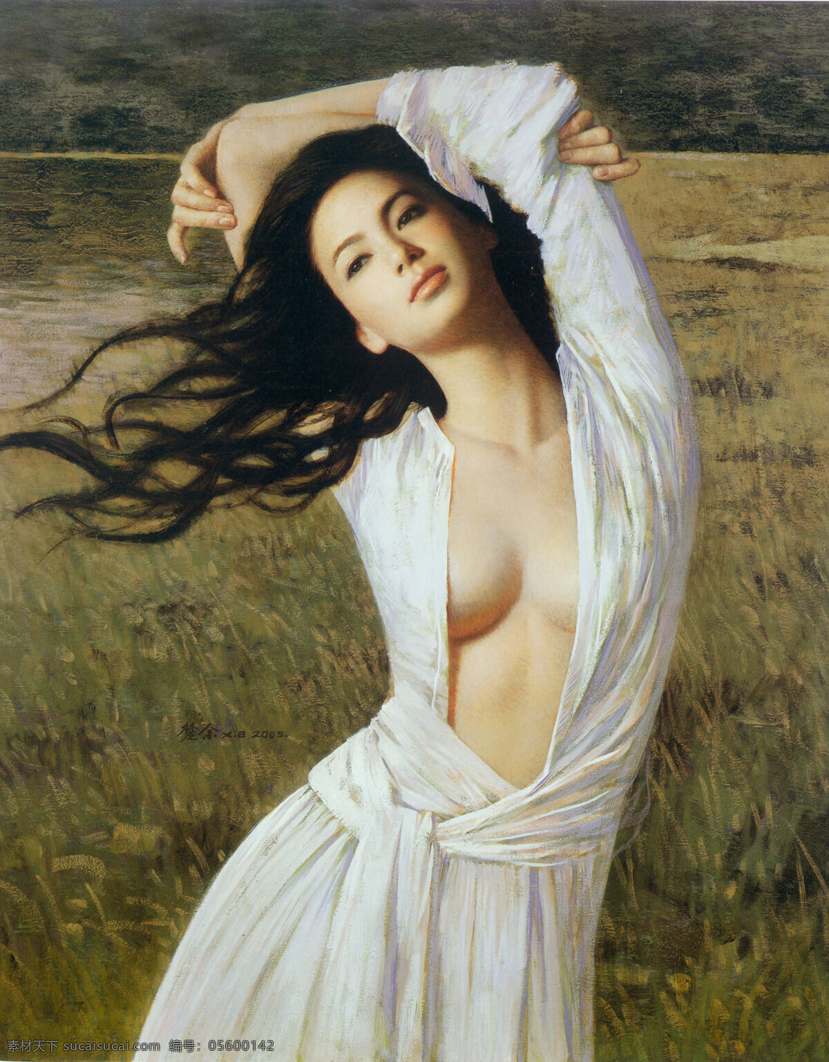 少女 挂画 绘画 美术 女人 女性 人体 色彩 外国 文化艺术 艺术 油画人物 油画 油彩 装饰画 人物 设计素材 模板下载 配画 家居装饰素材