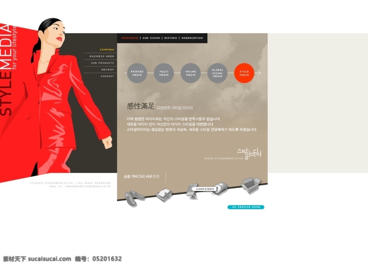 韩国 风格 女性 网站 模板 电子商务 企业 网页模板 网页素材