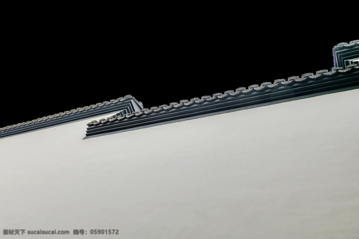 复古 墙头 元素 古风 建筑 墙