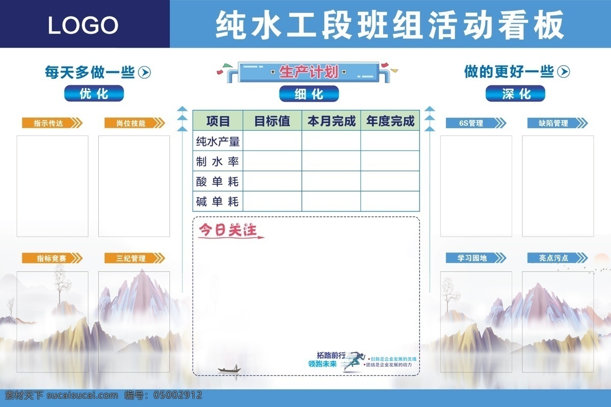 班组活动看板 宣传栏 活动看板 班组活动 班组记录 管理看板 工厂看板 企业看板 生产看板 创意背景 淡雅背景 标题图标 标题框 目视看板 看板 生产车间 车间管理 品质生产 生产部 机加车间生产 管理目视看板