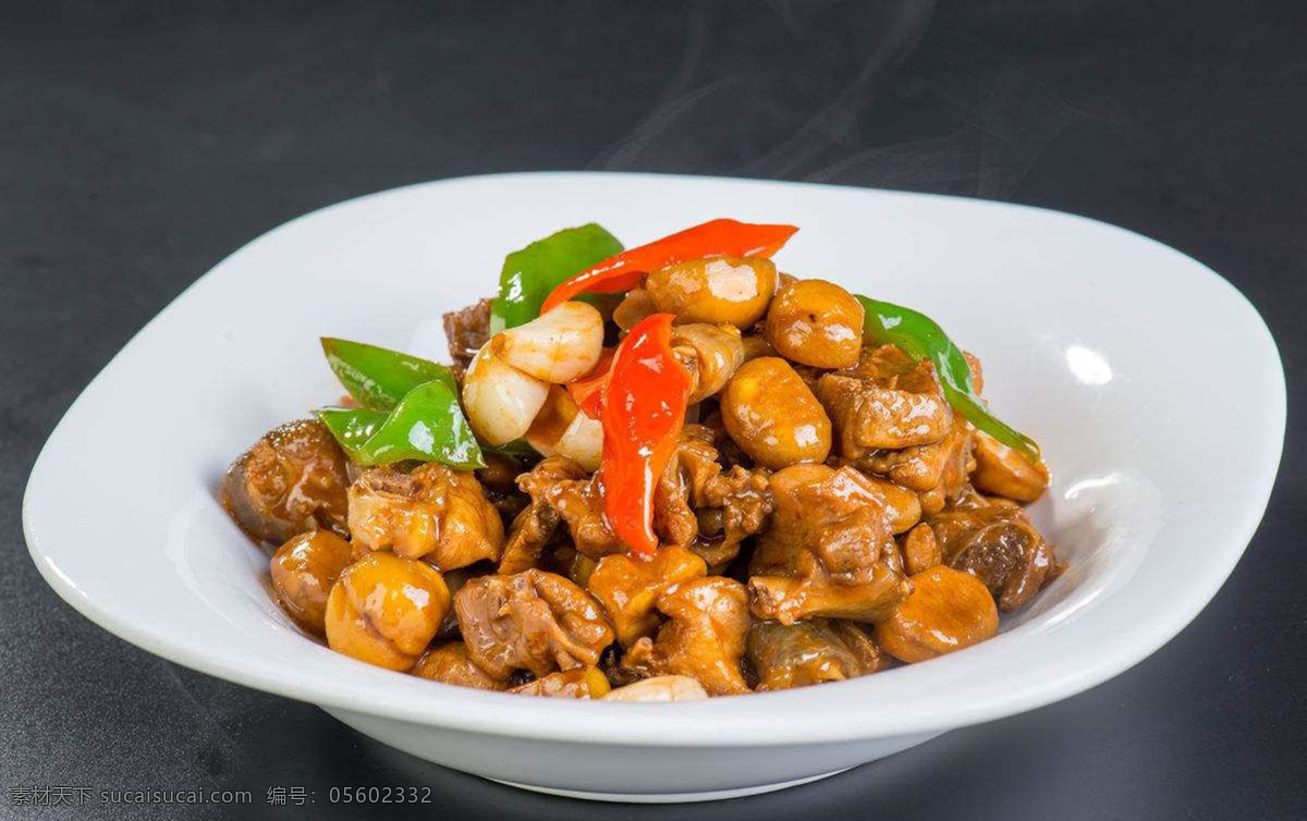 板栗烧鸡 美食 餐饮美食 高清 传统美食