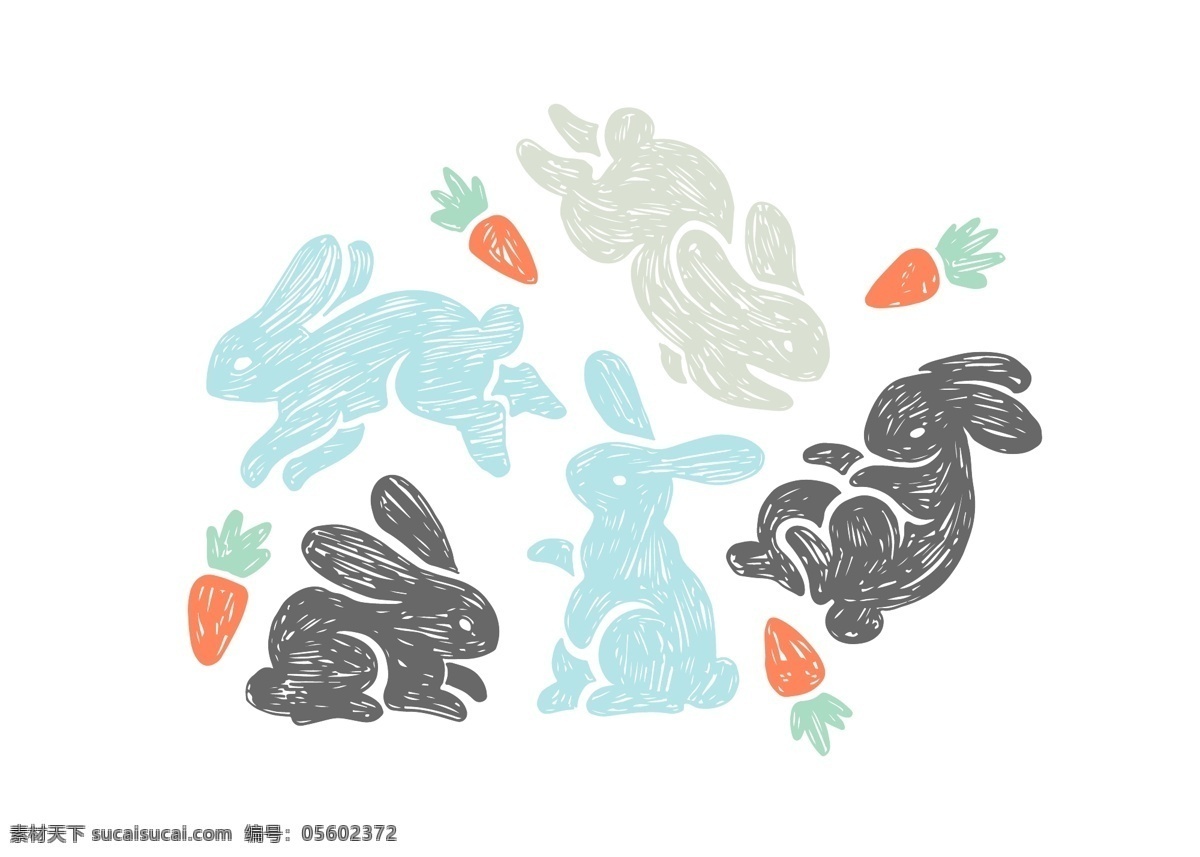 小兔子小清新 兔子 小兔子 胡萝卜 剪影 手绘 水彩 水彩画 涂鸦 可爱 清新 ins风 素雅 可爱涂鸦 可爱动物 可爱儿童画 图案 元素 背景 卡通 卡通形象 卡通动物 动物漫画 动漫 漫画 插图 简笔画 儿童画 幼儿园 装饰 装饰图 装饰画 印花 服装印花 印花图案 家纺 家纺印花 图案设计 广告 动物类 卡通设计