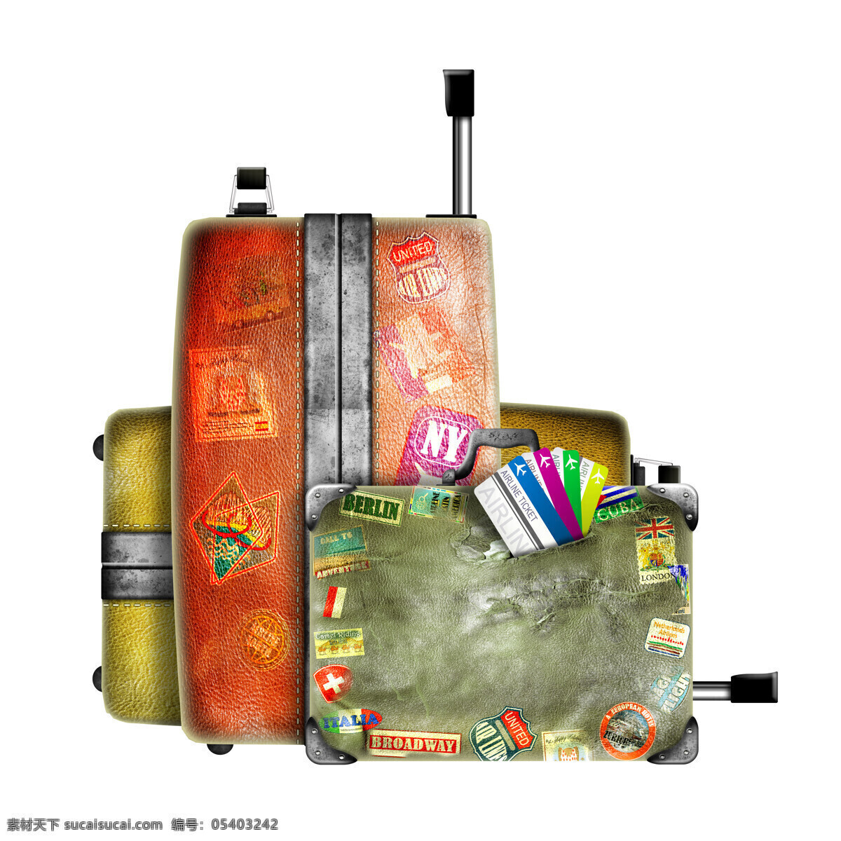 行李箱 飞机票 旅行箱 旅游素材 皮箱 箱子 其他类别 生活百科 白色