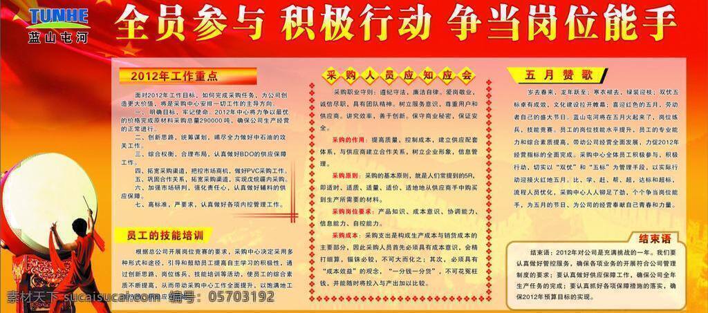 青工 大赛 国旗 黄色背景 展板 青工大赛 岗位能手 击鼓的人 比赛规则 psd源文件