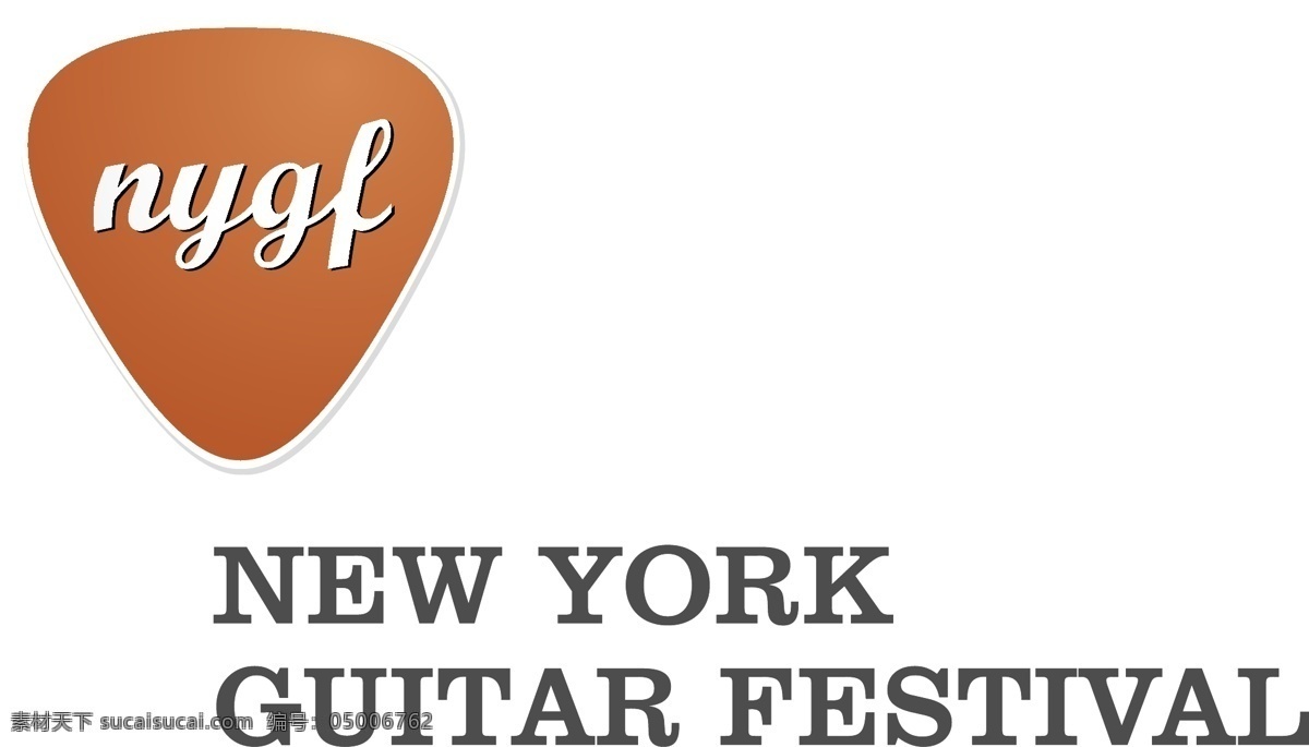 自由 纽约 吉他 艺术节 标志 免费 白色
