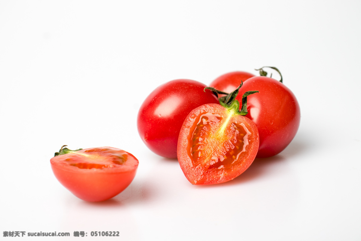 水果 小 番茄 圣女 果 小番茄 圣女果 蔬菜 白底 食材 元素