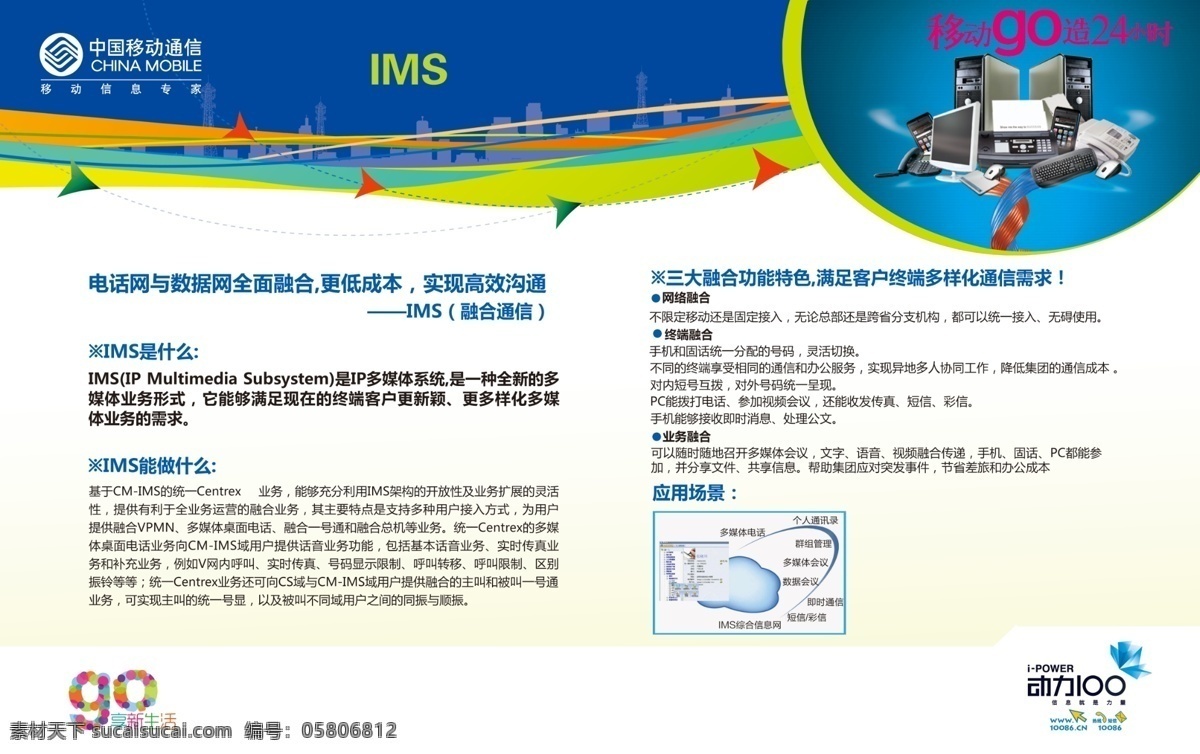 中国移动 展板 分层 背景板 城市 动力100 科技 源文件 中国移动展板 ims 其他展板设计
