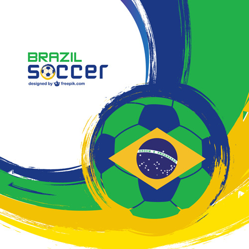 2014 巴西 世界 足球赛事 背景 矢量 矢量图 其他矢量图