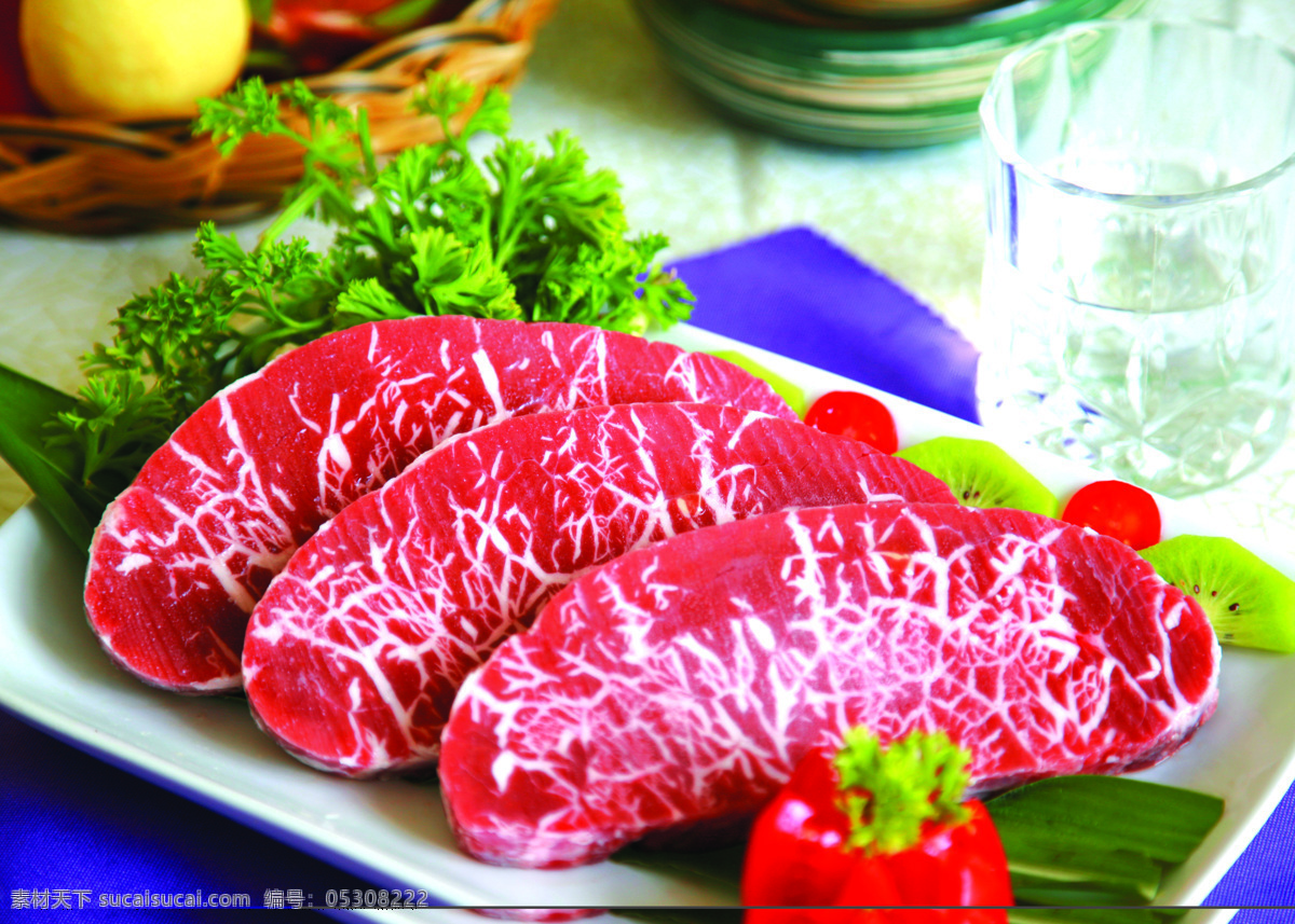 雪花肥牛 牛肉 牛羊肉 食物原料 餐饮美食 精品牛肉