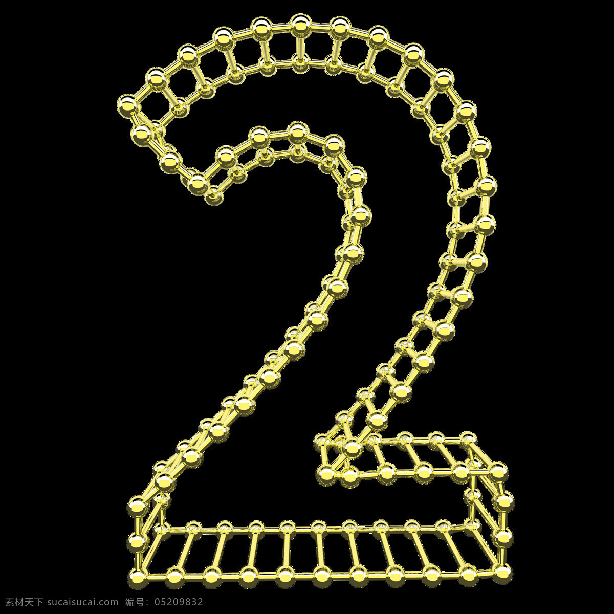 c4d 金属 框架 字体 商用 阿拉伯数字