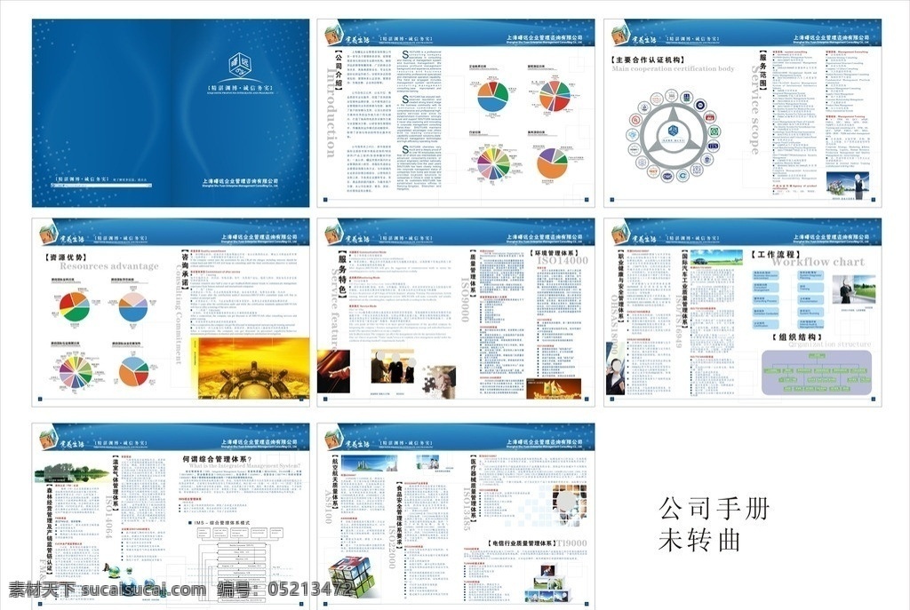 公司手册 标志 logo 公司标志 vi 手册 咨询公司手册 画册设计 矢量