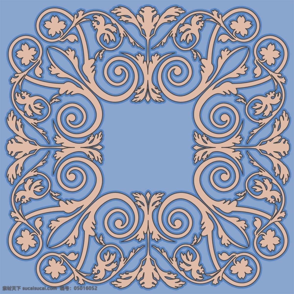 全球花纹图案边框饰角装饰图案分层素材PSD源文件0010素材图片下载-素材编号05016052-素材天下图库