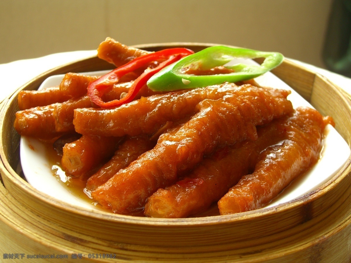 紫金蒸凤爪 紫金 凤爪 鸡爪 爪子 蒸笼 传统美食 餐饮美食