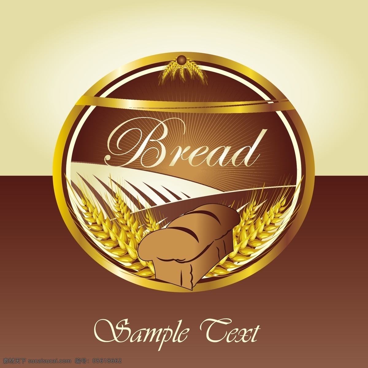 label 标签 标识标志图标 标贴 稻穗 华丽 金色 面包 欧式 矢量 丝带 小麦 矢量素材 矢量图标 小图标 淘宝素材 淘宝促销标签