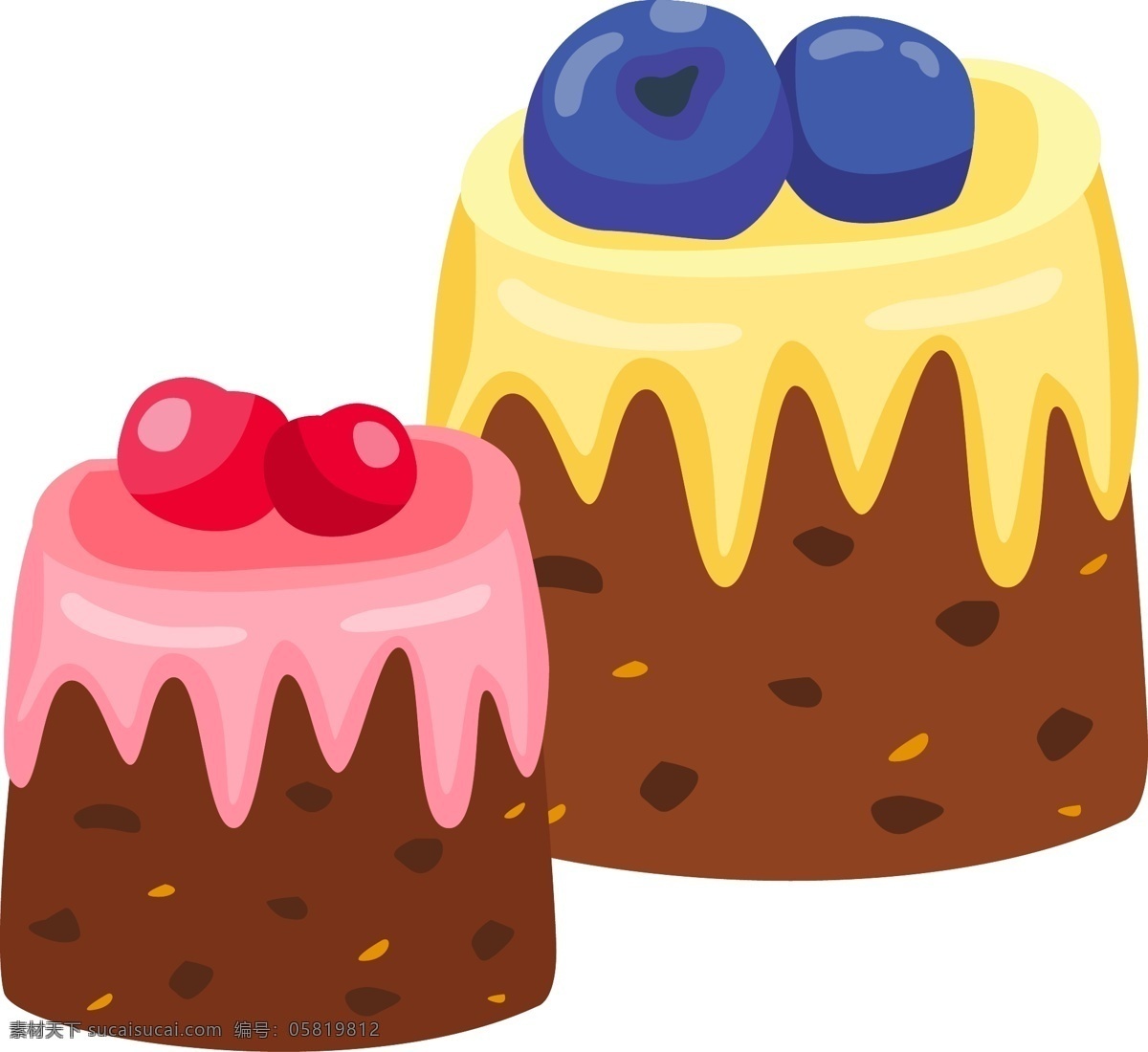 卡通 手绘 甜品 甜点 美食 儿童美食 卡通蛋糕 奶油蛋糕 水果蛋糕 纸杯蛋糕 儿童节 巧克力 奶油 宴会 水果 烘焙 生日 祝贺 糕点 纸杯