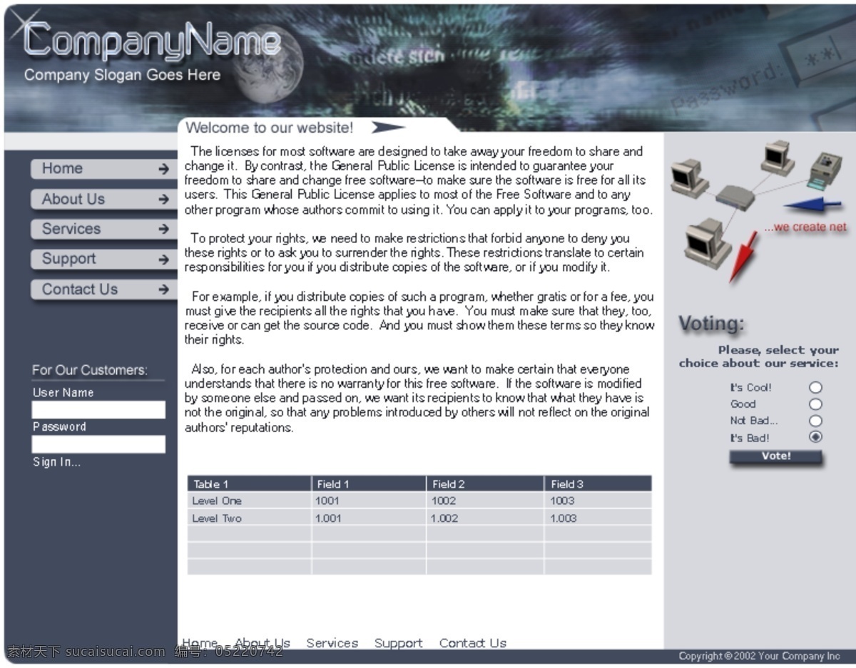 公司 蓝 模板 欧美 欧美模板 外国 网页 网页模板 英文 网站 网页设计 网站设计 源文件库 网页素材