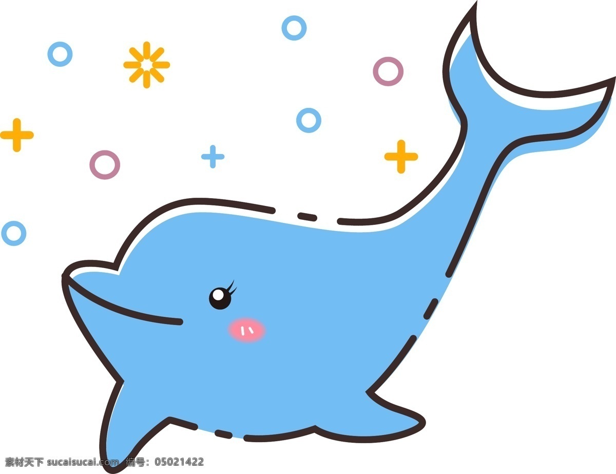 mbe 海豚 图标 卡通 图案 扁平 矢量 商用 元素 卡通海豚 蓝色 海豚插画 海豚矢量素材 海底动物 meb图标 海鱼图案 可爱小海豚 插画 微笑的海豚