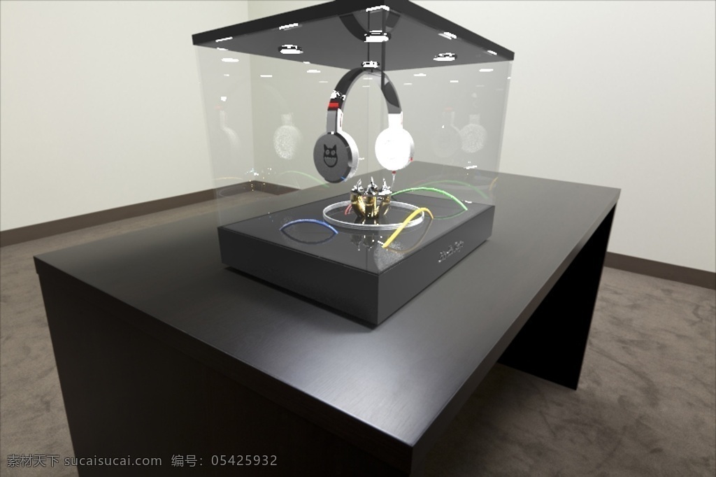 耳机免费下载 头盔 头戴耳机 听到音乐 3d模型素材 其他3d模型