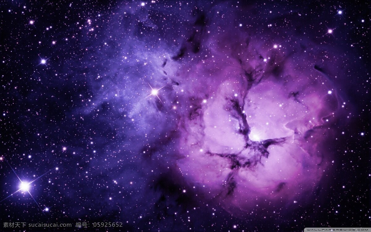 紫色星空 紫色 群星 星空 太空 星光 底纹边框 背景底纹