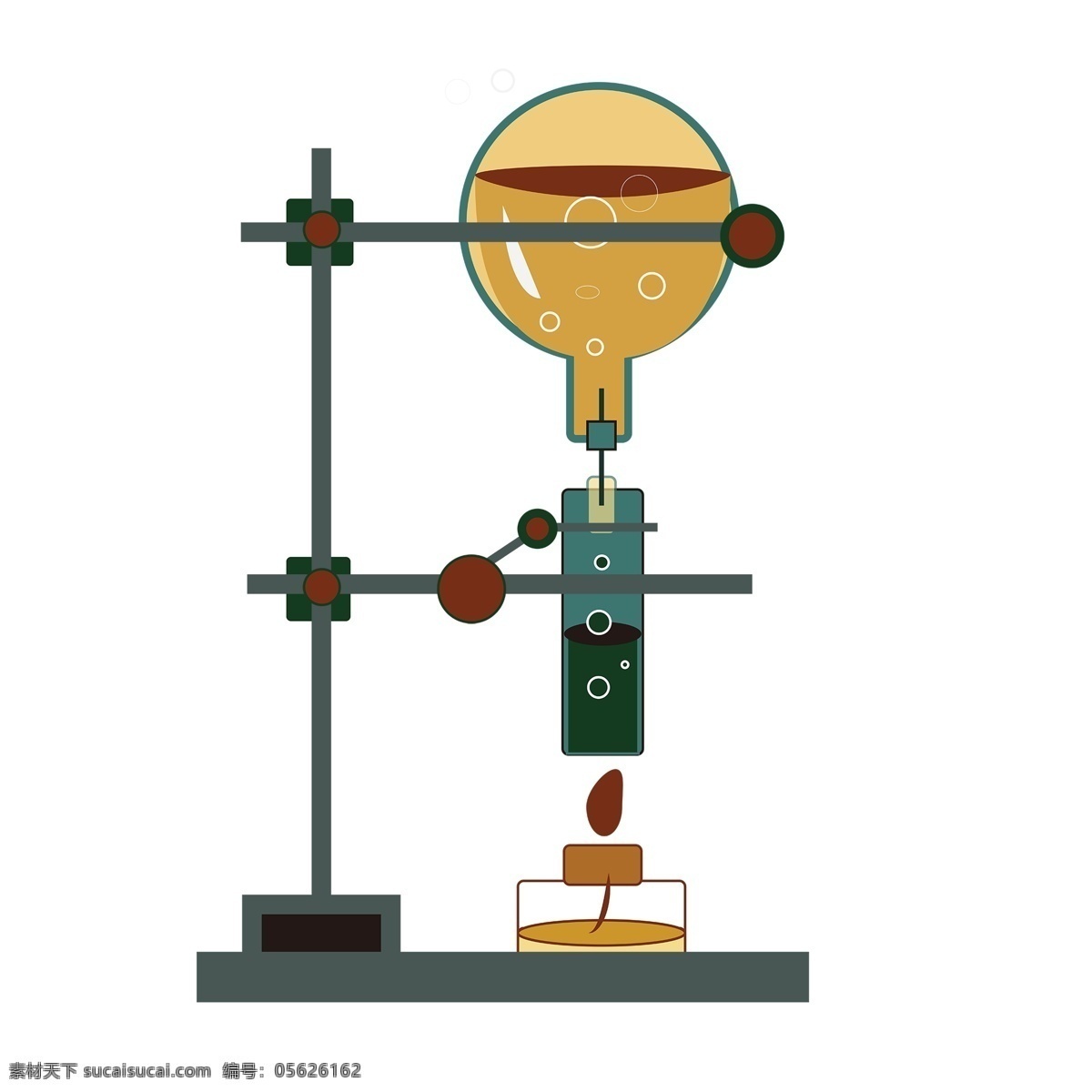 化学 相关 元素 实验室 器材 酒精灯 蒸馏 扁平 图标 化学元素 实验器材 蒸馏瓶 扁平图标