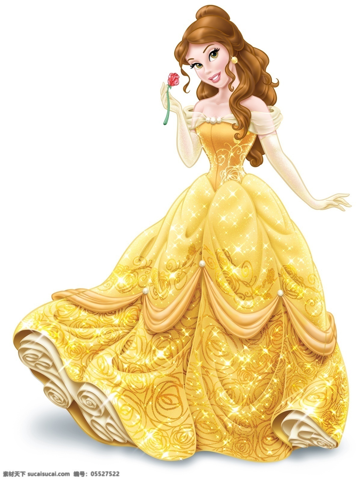 迪士尼 贝儿 公主 贝儿公主 卡通公主 美女与野兽 迪士尼公主 动漫动画 动漫人物