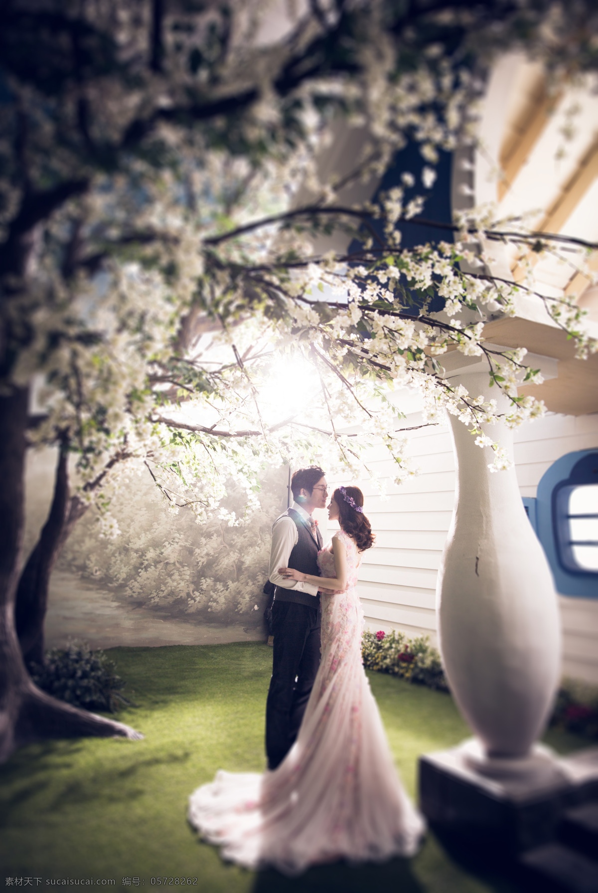 韩式 欧式 中式 婚纱照 婚纱摄影 地中海 樱花 人物图库 人物摄影