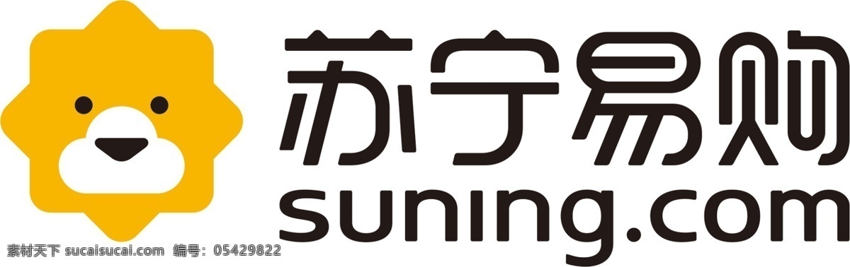 苏宁易购 logo 简约 黑色 时尚