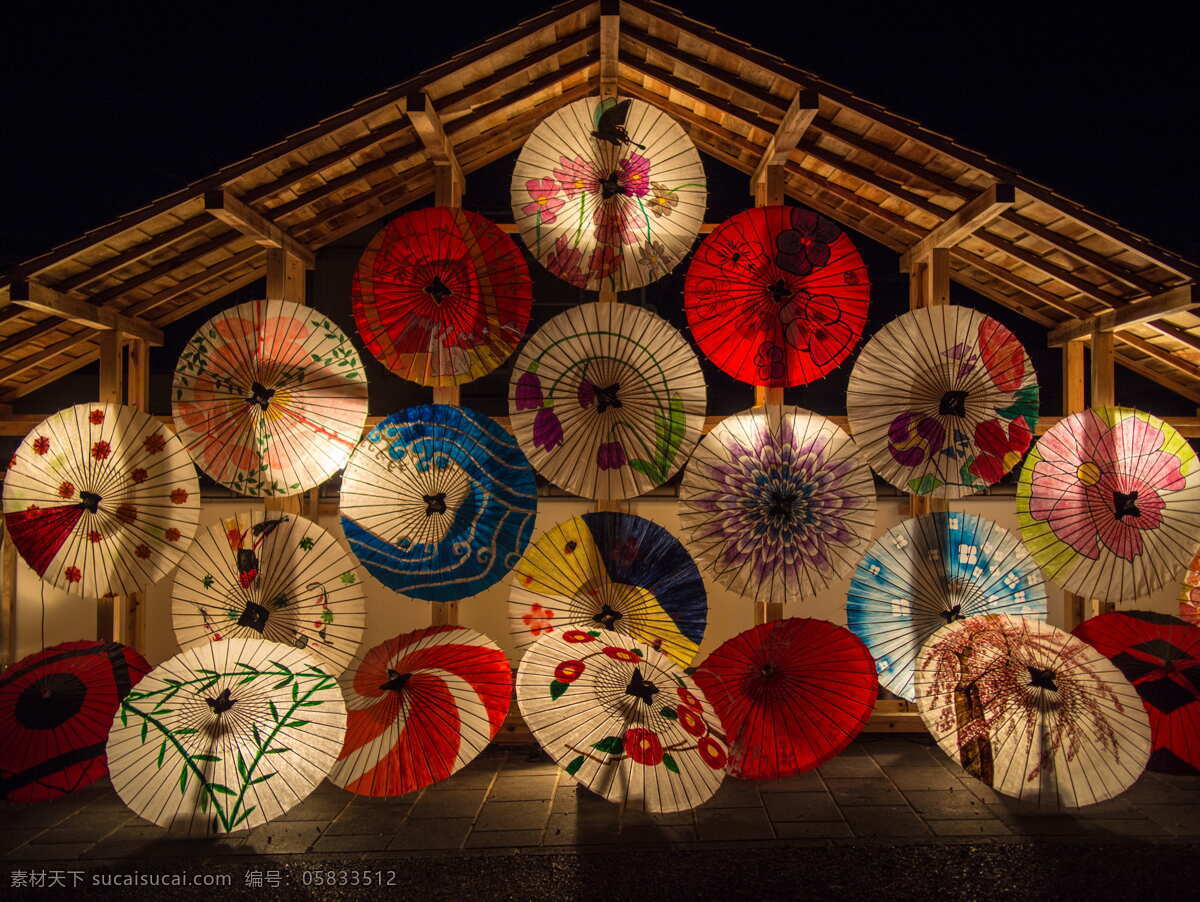 油纸伞 伞 文化 艺术 小屋 文化艺术 传统文化