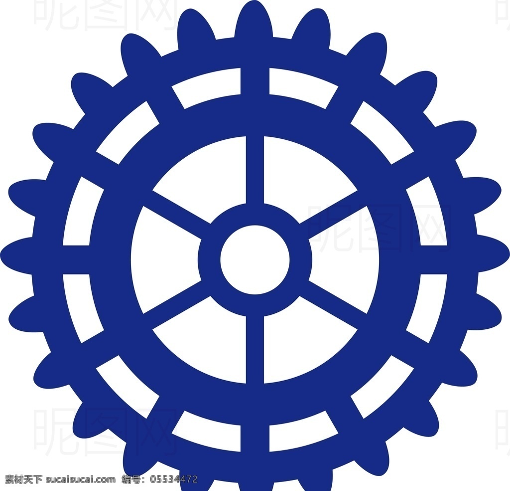 ui 标识 标志 扁平 矢量 图标 logo 蓝色图标 蓝色齿轮 从动轮 仪器 手表 自动轮 机械 轮子 机器 标志图标 网页小图标