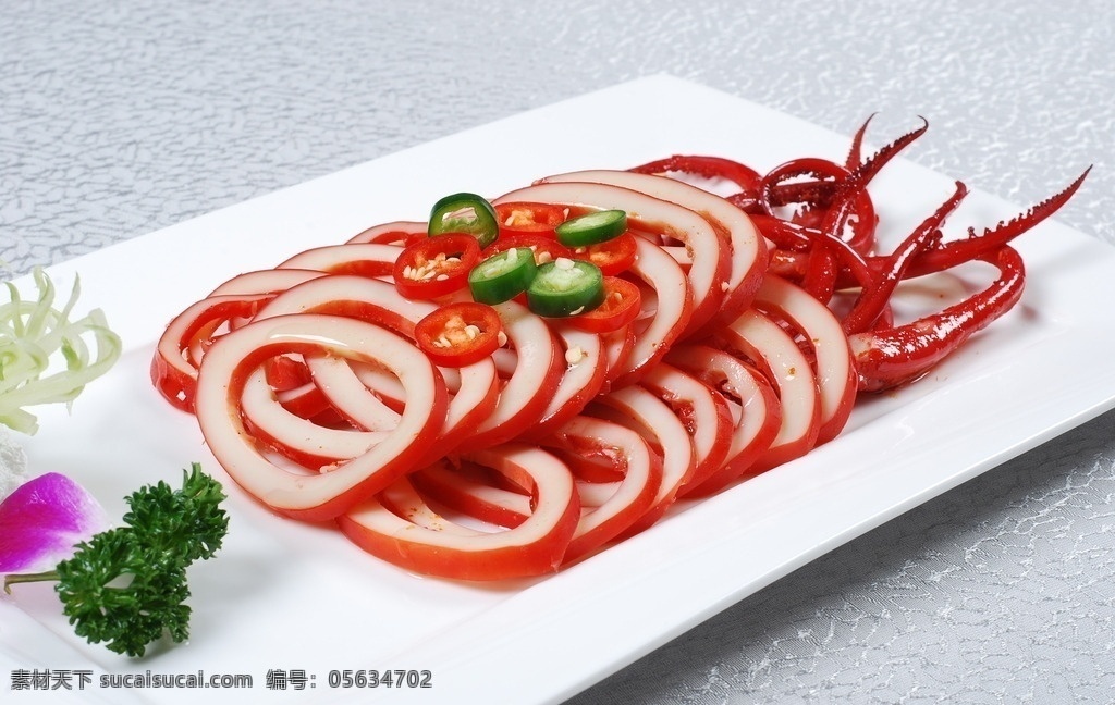 豉椒鱿鱼卷 豉椒鱿鱼 鱿鱼圈 豉椒 鱿鱼卷 凉菜 精美凉菜 拍摄图片 高清图片 美食 美食图片 高清菜谱用图 餐饮美食 传统美食