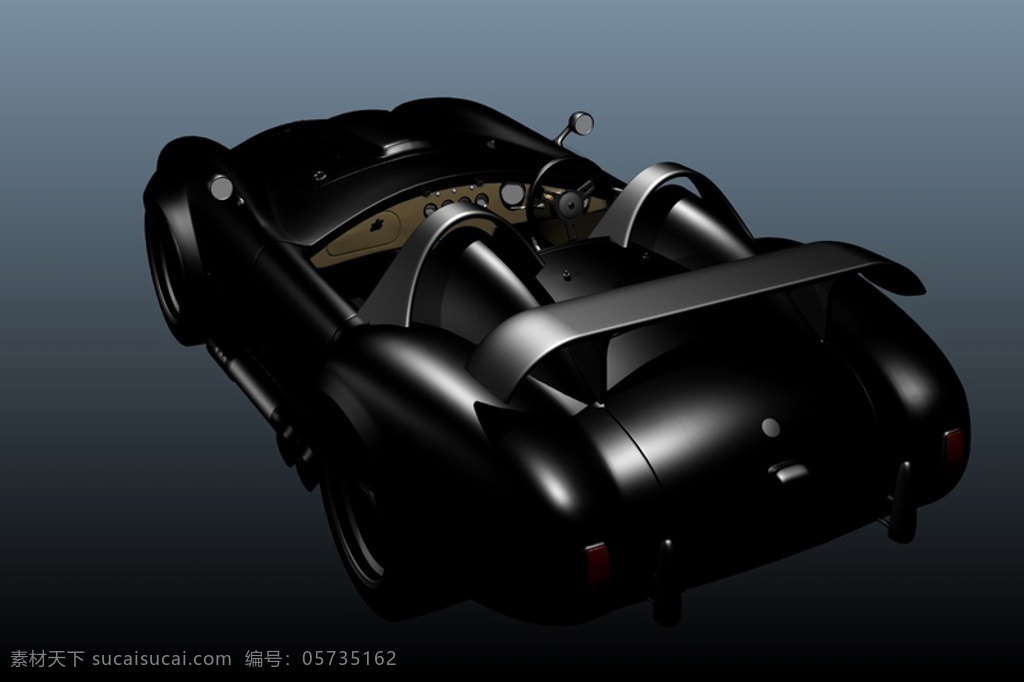 交流 眼镜蛇 副本 修改 汽车 赛车 v8引擎 3d模型素材 其他3d模型