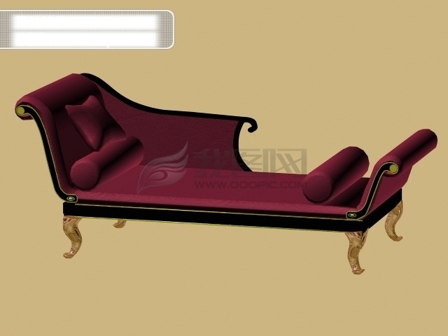 3d沙发床榻 沙发床榻 沙发 床榻 3d 3d素材 3d设计 3d效果图 max 黄色
