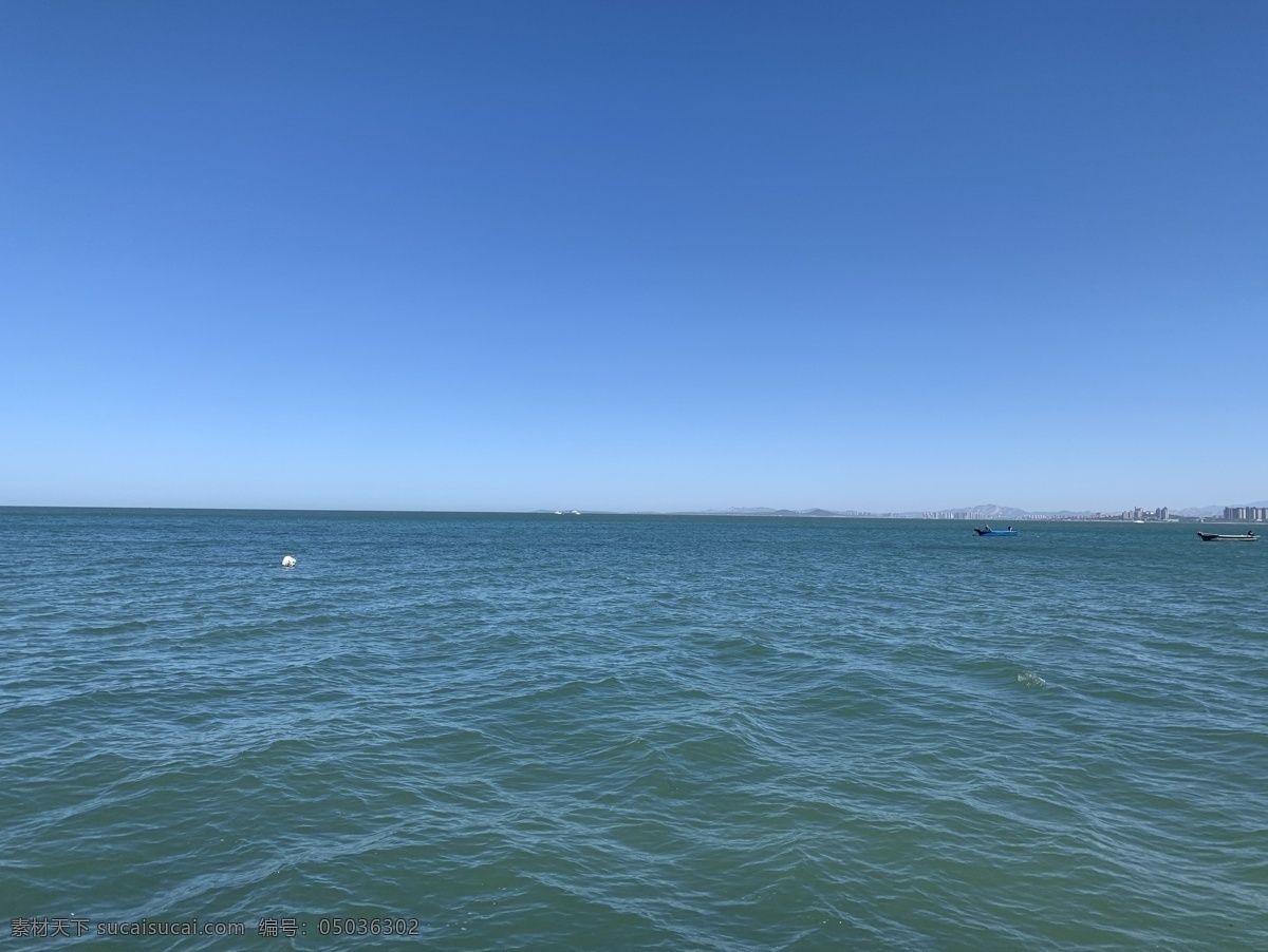 蓝天大海图片 蓝天 大海 海天一色 海波纹 安静海边 一片海 静谧 烟台海边 旅游摄影 国内旅游