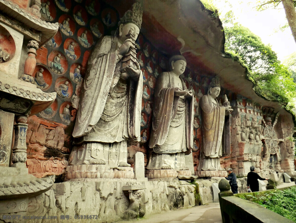 重庆 大足区 大足 石刻 大足石刻 旅游摄影 国内旅游 黑色