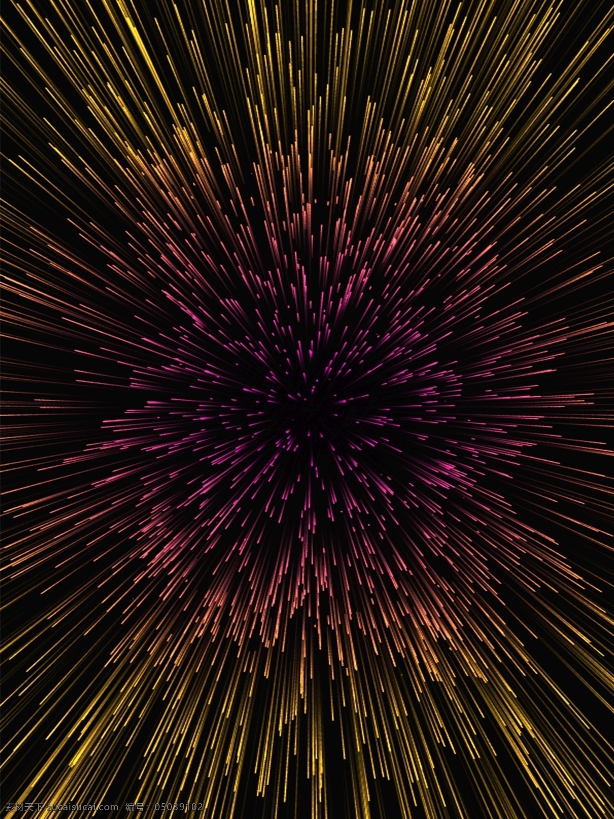 纯 原创 柱状 线性 放射 质感 酷 炫 背景 空间 酷炫 3d