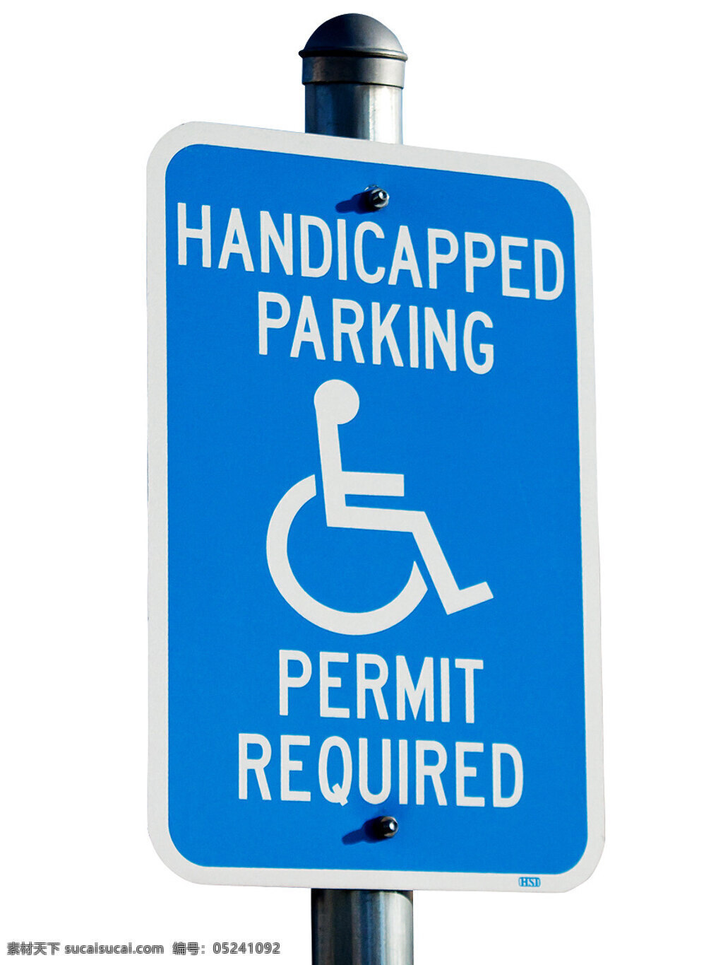 残疾人 专用 停车 标志牌